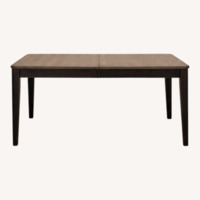Raymour & Flanigan Highgrove Wooden Dining Table With Extension 