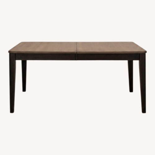 Used Raymour & Flanigan Highgrove Wooden Dining Table With Extension  for sale on AptDeco