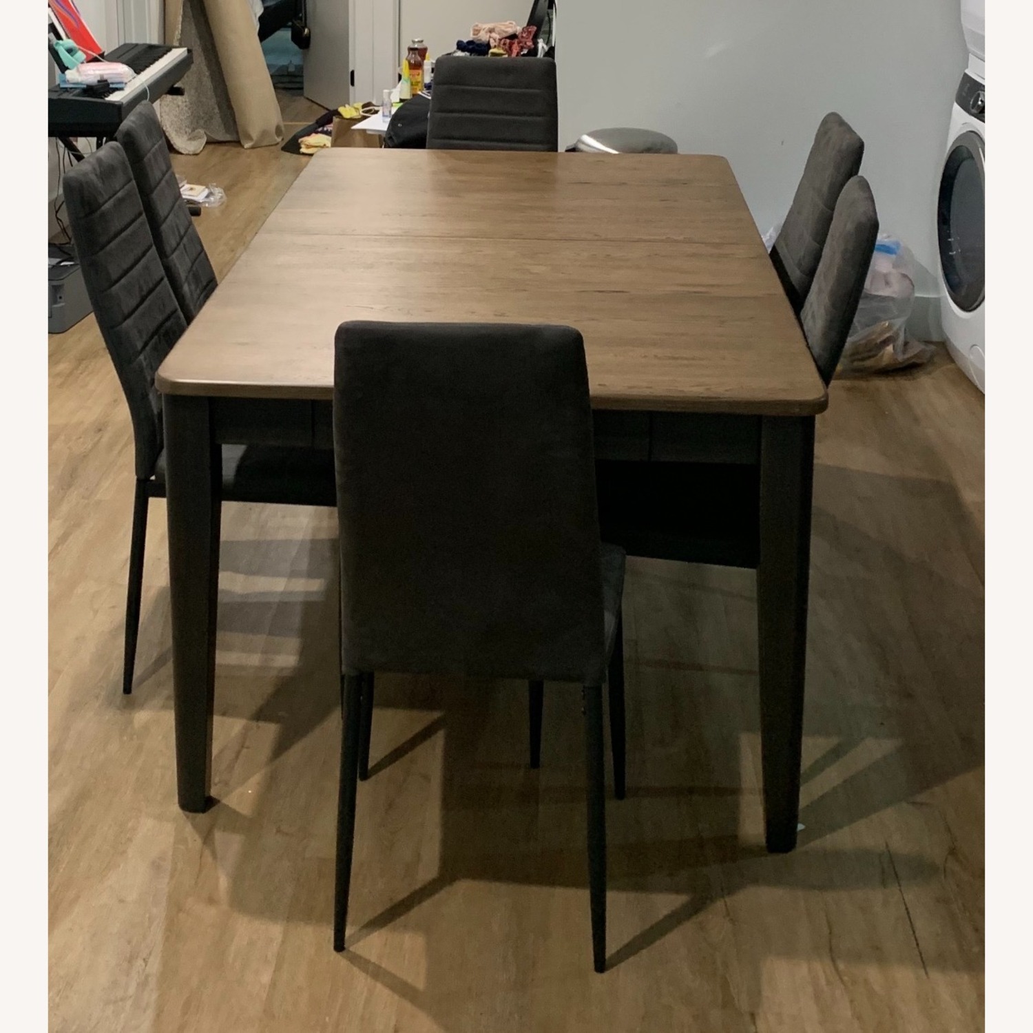 Raymour & Flanigan Highgrove Wooden Dining Table With Extension  - image-2
