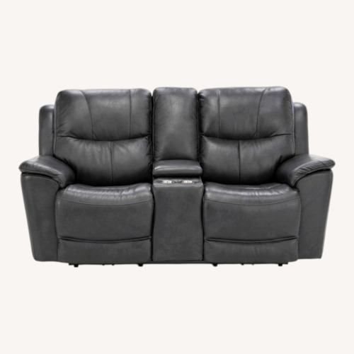 Used Steinhafels Furniture Dark Brown 2 Seater Sofa for sale on AptDeco