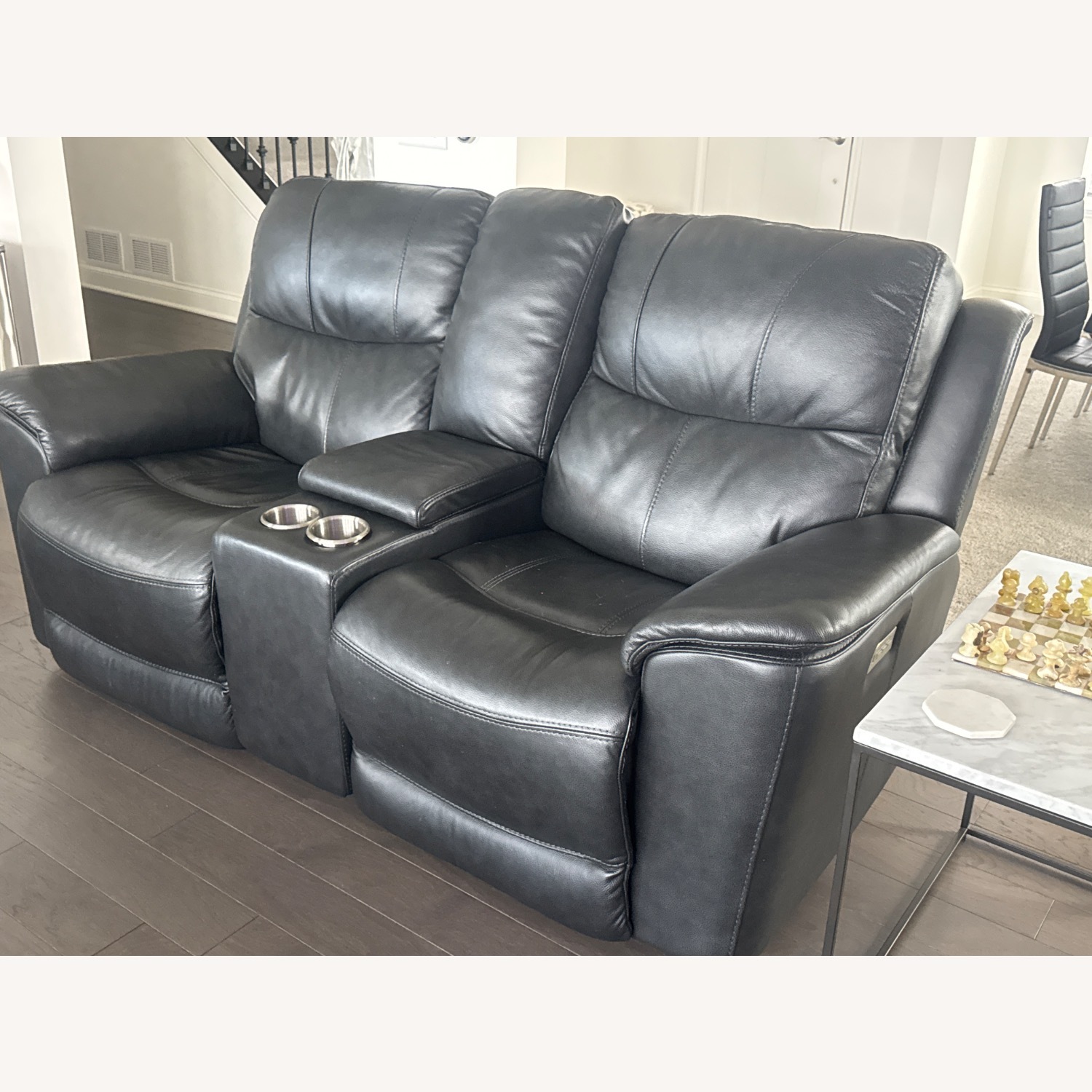 Steinhafels Furniture Dark Brown 2 Seater Sofa - image-2