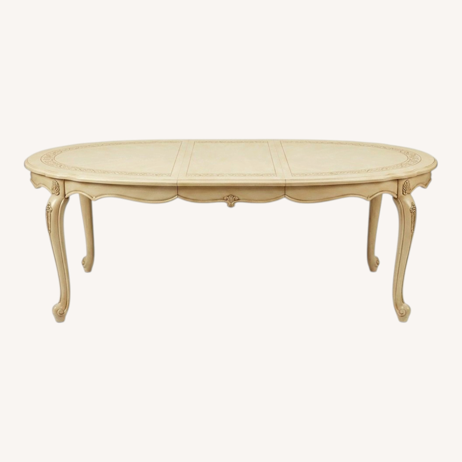 Vintage/Antique Natural Wood Dining Table - image-0