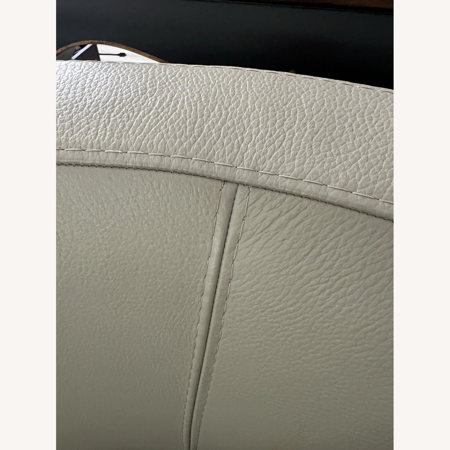 Roche Bobois Tangram White Leather Sofas - image-10