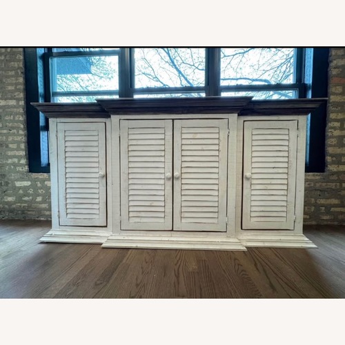 Used Home Goods Natural Wood Sideboard for sale on AptDeco