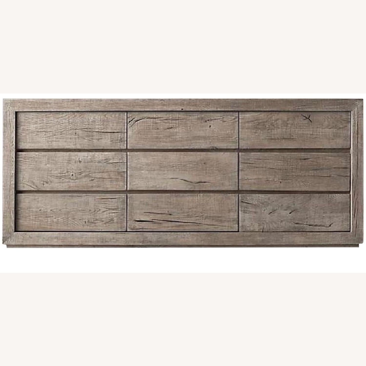 Restoration Hardware Light Gray Wood Dresser - image-1