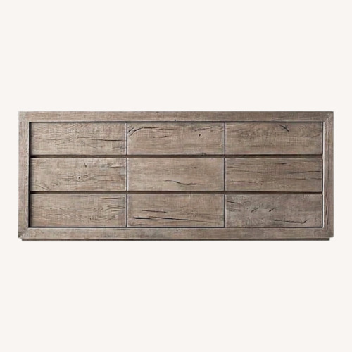 Used Restoration Hardware Light Gray Wood Dresser for sale on AptDeco