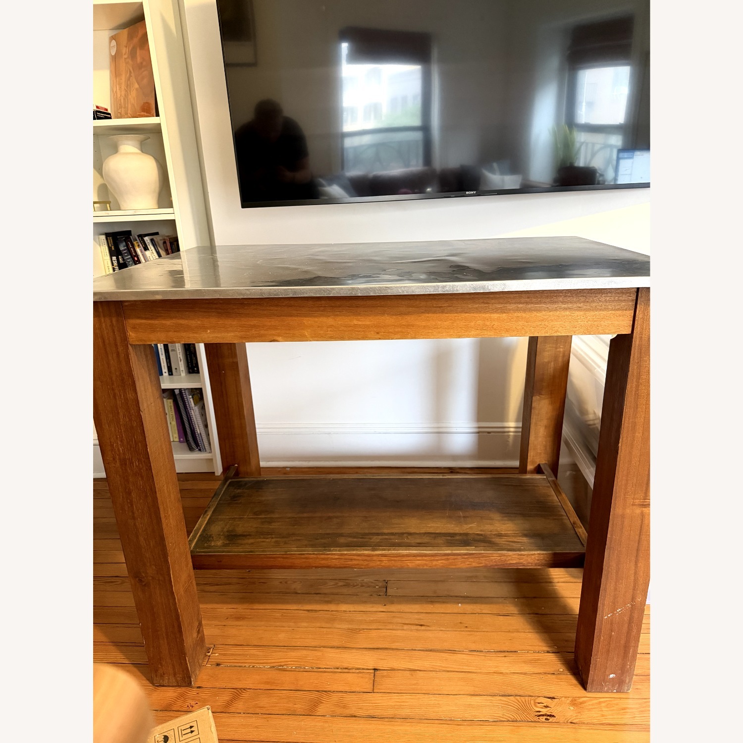 West Elm Rustic Kitchen Island / Bar Table - image-5