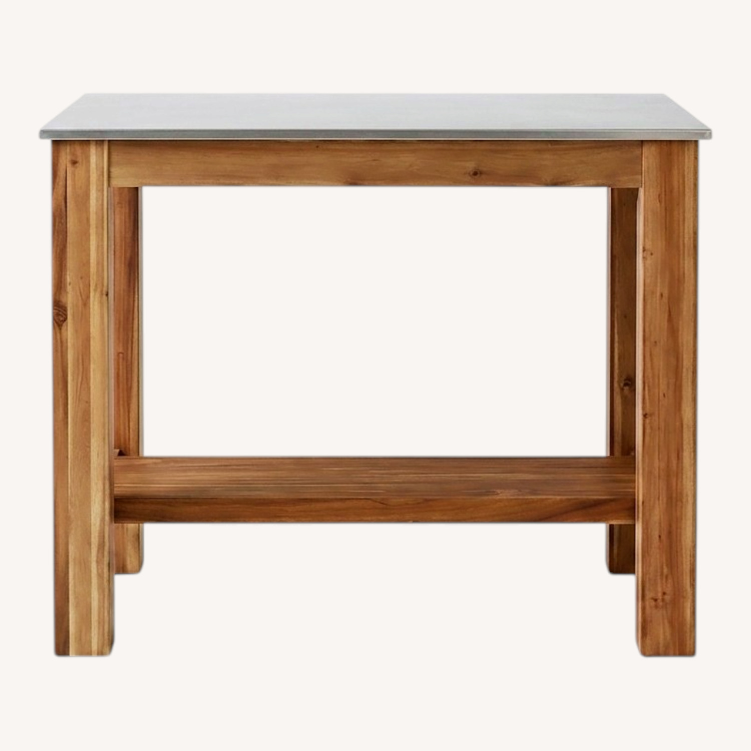 West Elm Rustic Kitchen Island / Bar Table - image-0