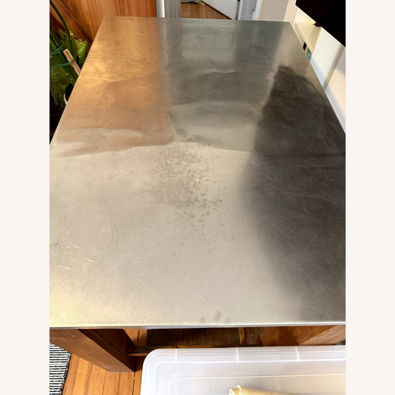 West Elm Rustic Kitchen Island / Bar Table - image-6