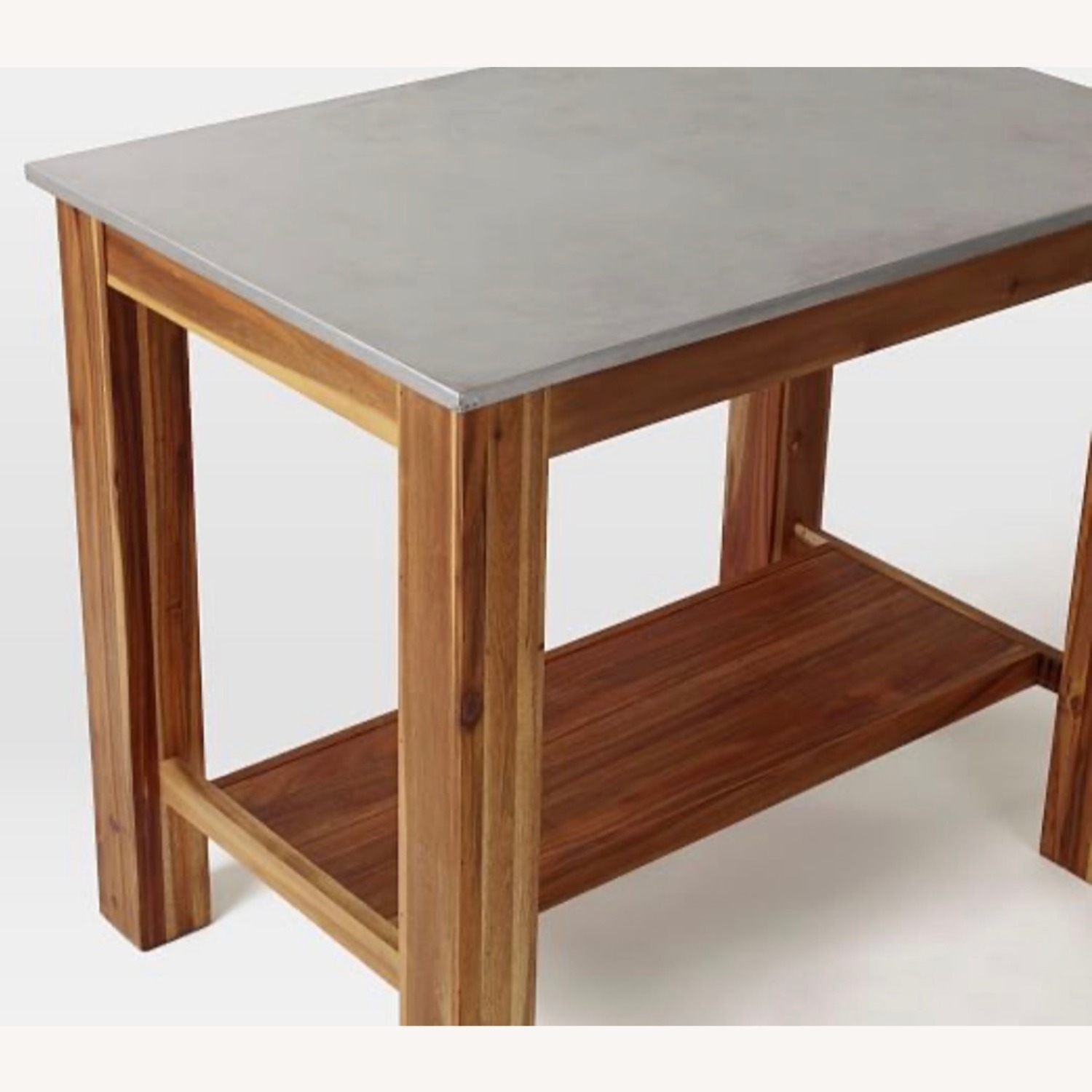 West Elm Rustic Kitchen Island / Bar Table - image-3