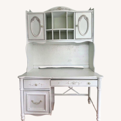 Used Stanley Furniture Isabella White Wood Desk for sale on AptDeco