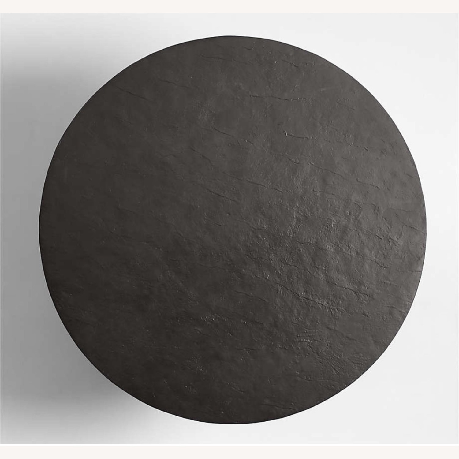 Crate & Barrel Willy 48" Charcoal Round Pedestal Dining Table by Leanne Ford - image-1