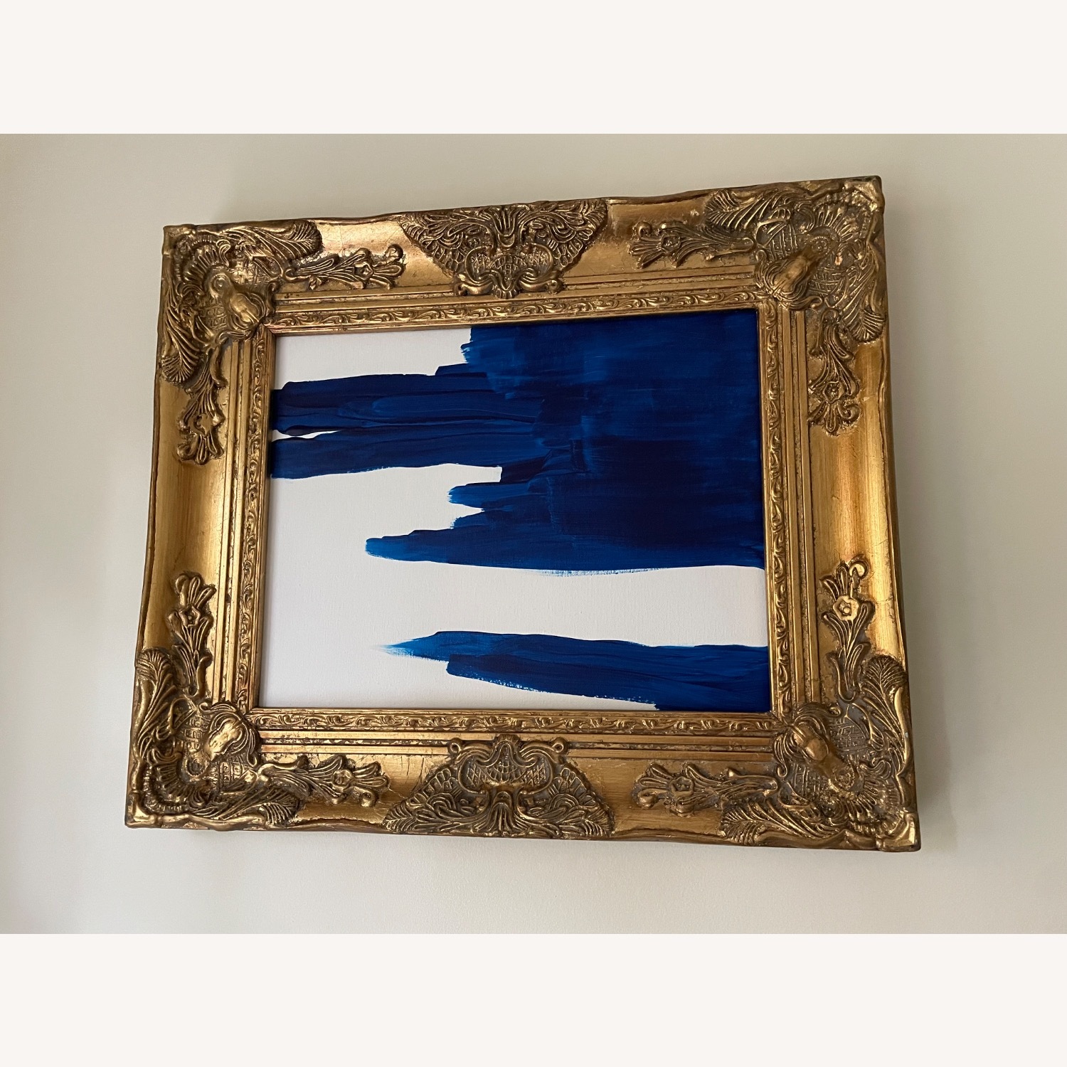 Restoration Hardware Style Artwork Gilt Frame - image-1
