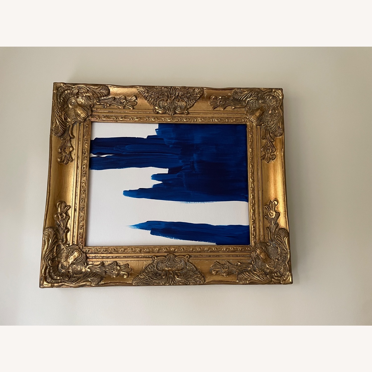 Restoration Hardware Style Artwork Gilt Frame - image-2