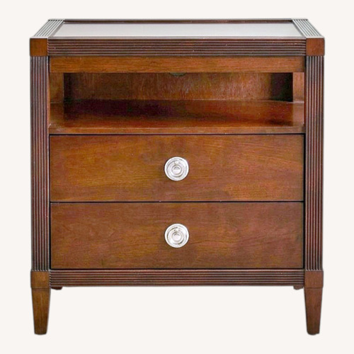 Used Bloomingdale's Dark Brown Nightstands for sale on AptDeco