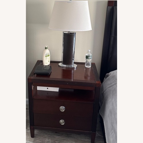 Used Bloomingdale's Dark Brown Nightstands for sale on AptDeco