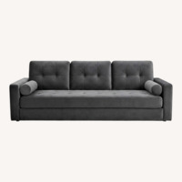 Dark Gray Fabric 3+ Seater Sofa