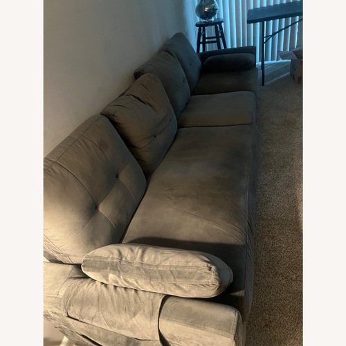 Used Dark Gray Fabric 3+ Seater Sofa for sale on AptDeco