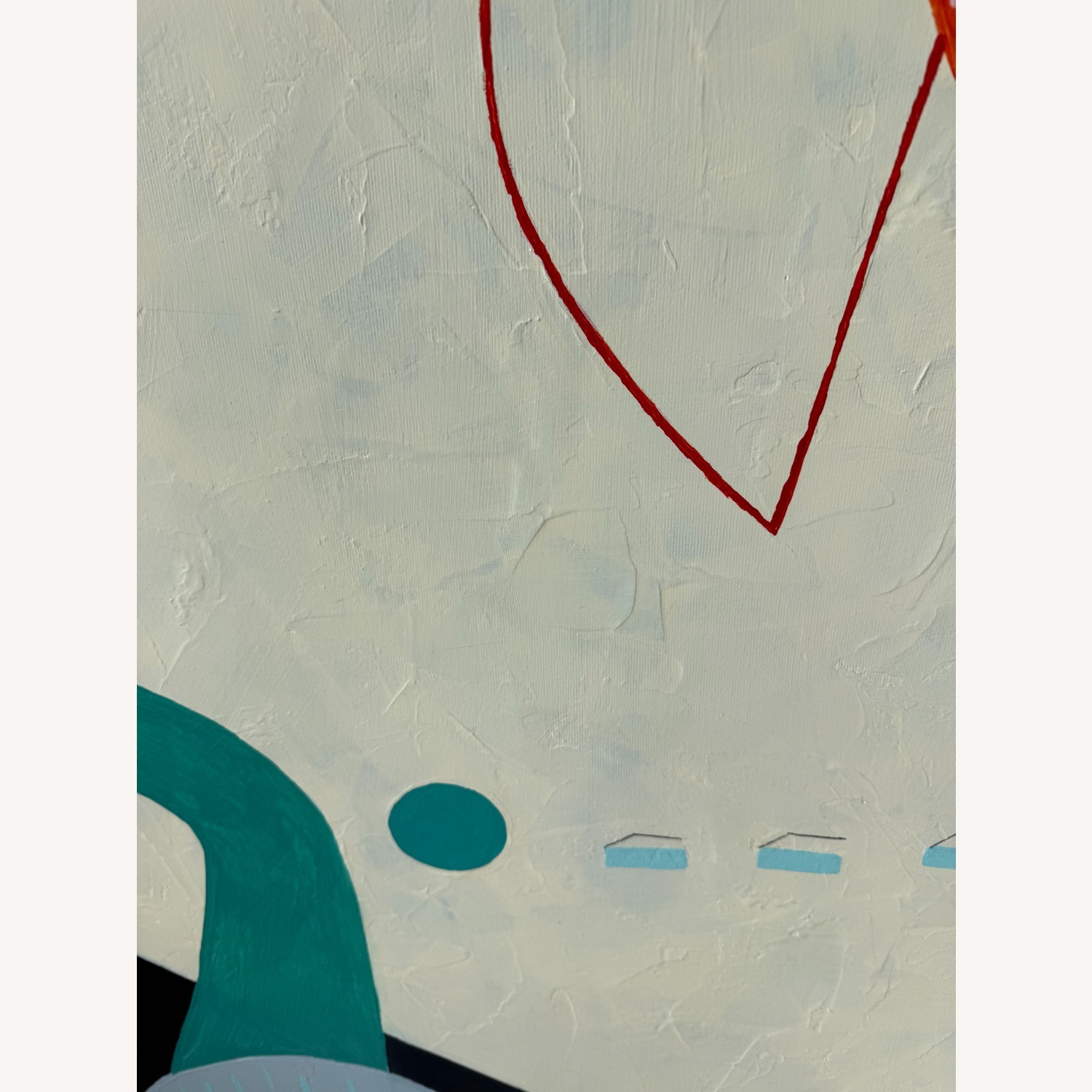 Large Original Oil & Acrylic Canvas Painting - image-4