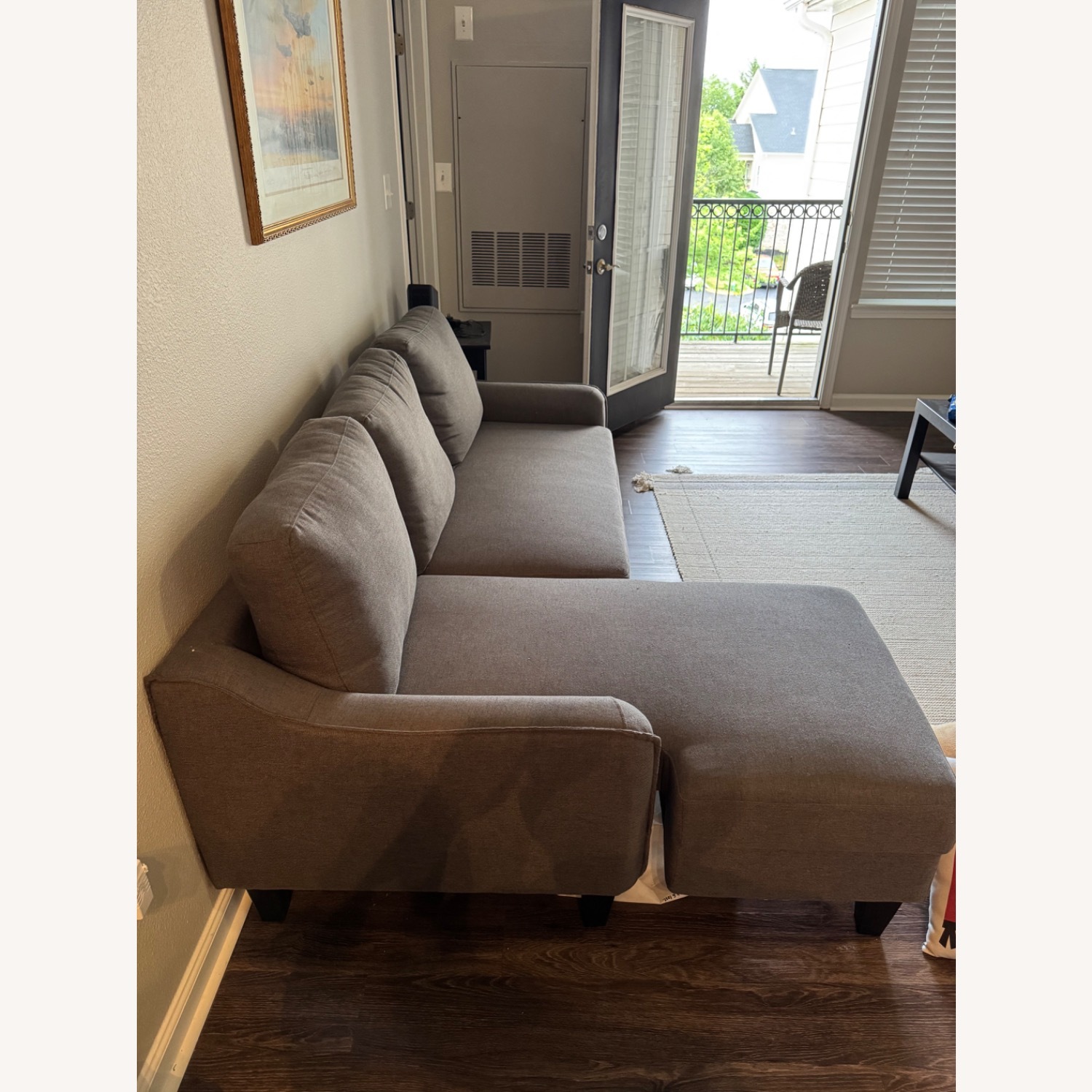 Vintage 2 Piece Sectional with Pull Out Bed - image-3