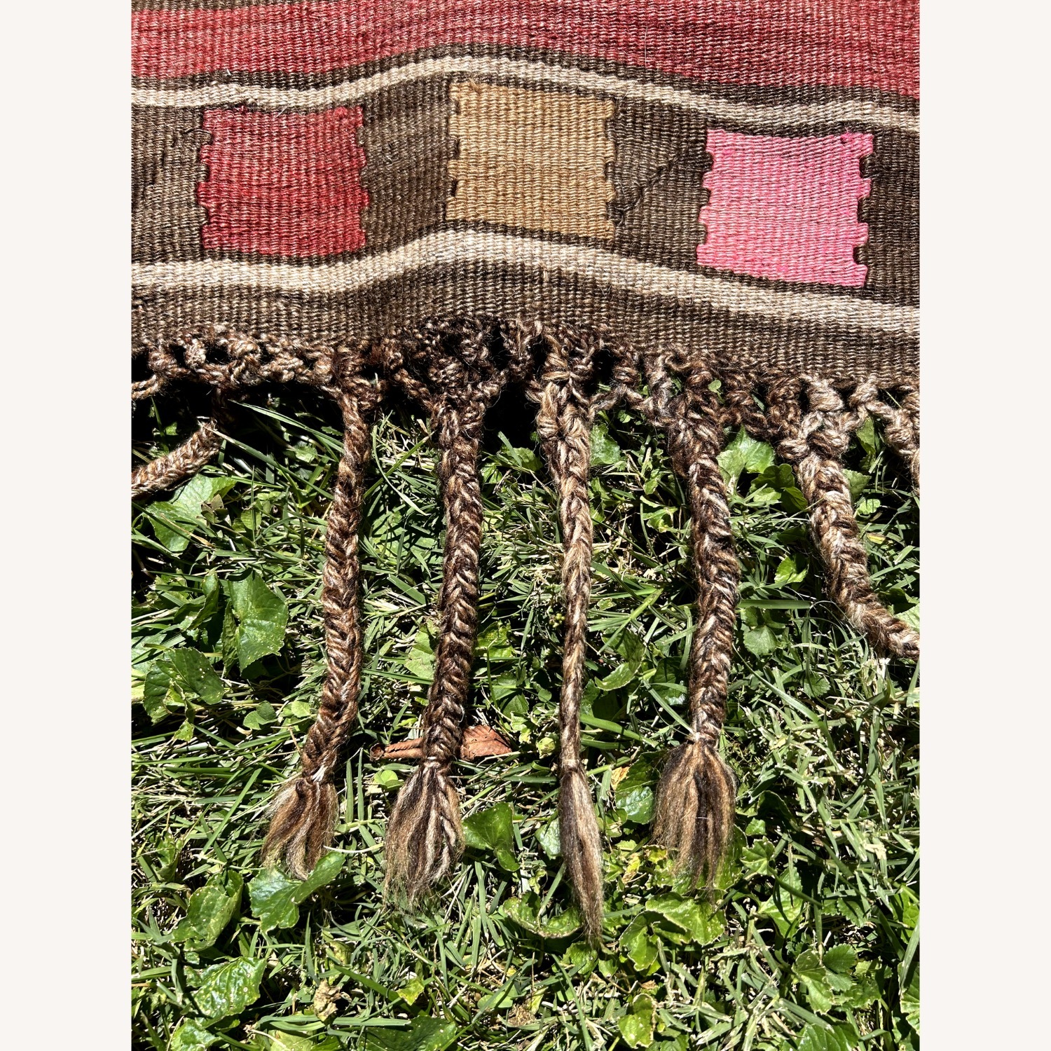 4' x 12' Vintage Turkish Kilim Runner Rug - image-8