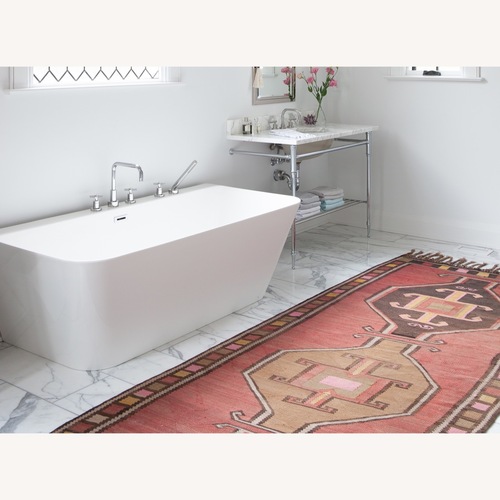 Used 4' x 12' Vintage Turkish Kilim Runner Rug for sale on AptDeco
