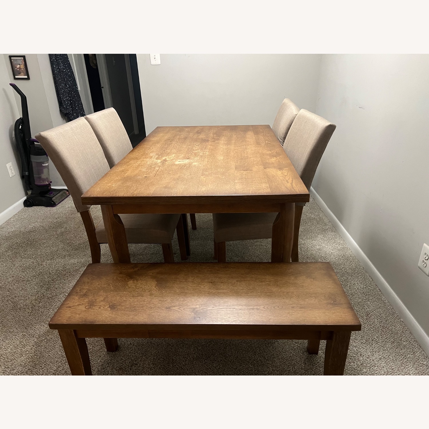 Natural Wood Dining Table - image-12