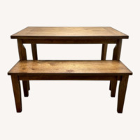 Natural Wood Dining Table