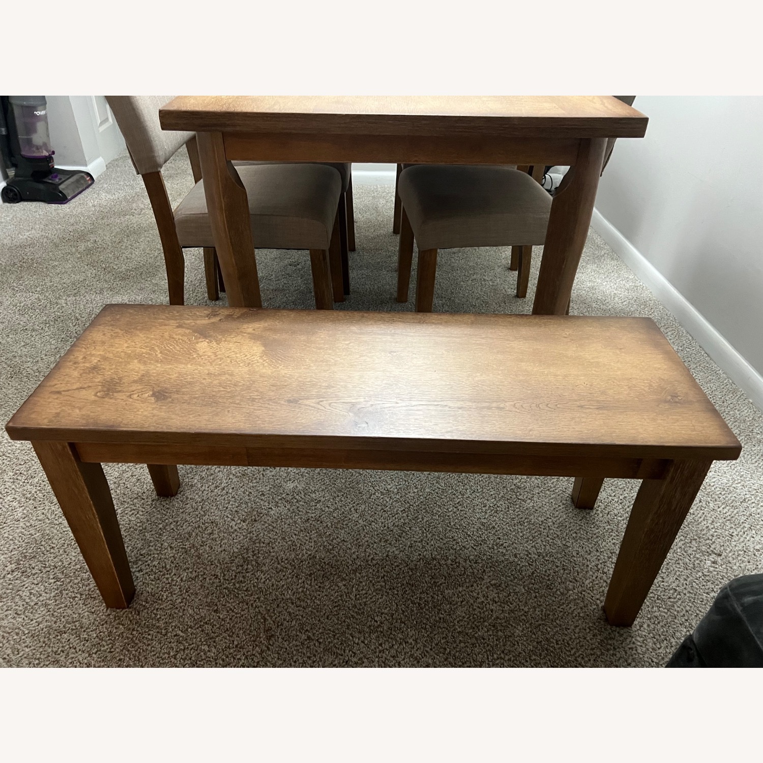 Natural Wood Dining Table - image-13