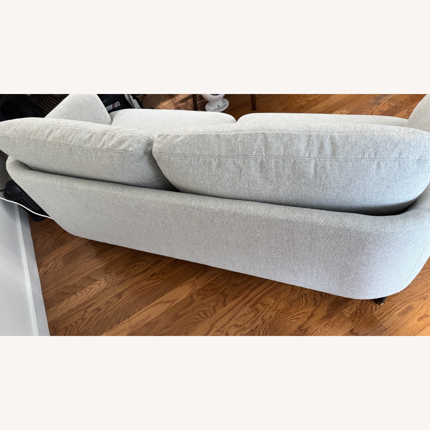 Castlery Pebble Light Gray Fabric Loveseat - image-3