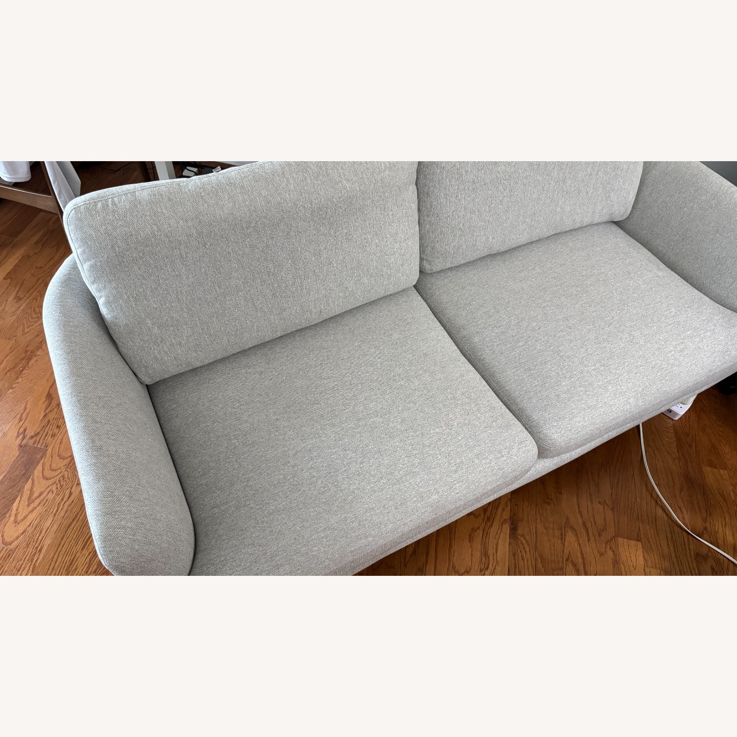 Castlery Pebble Light Gray Fabric Loveseat - image-2