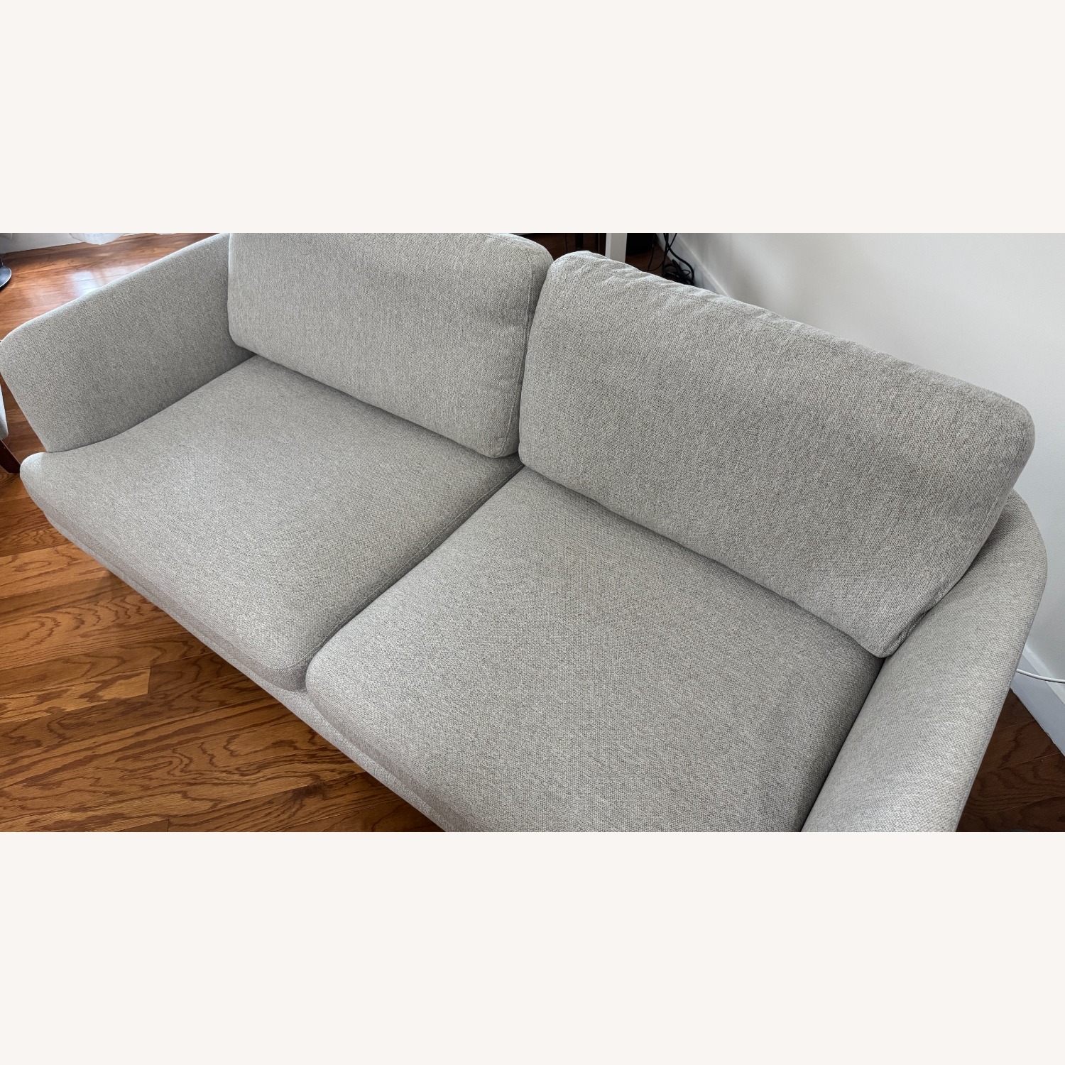 Castlery Pebble Light Gray Fabric Loveseat - image-5