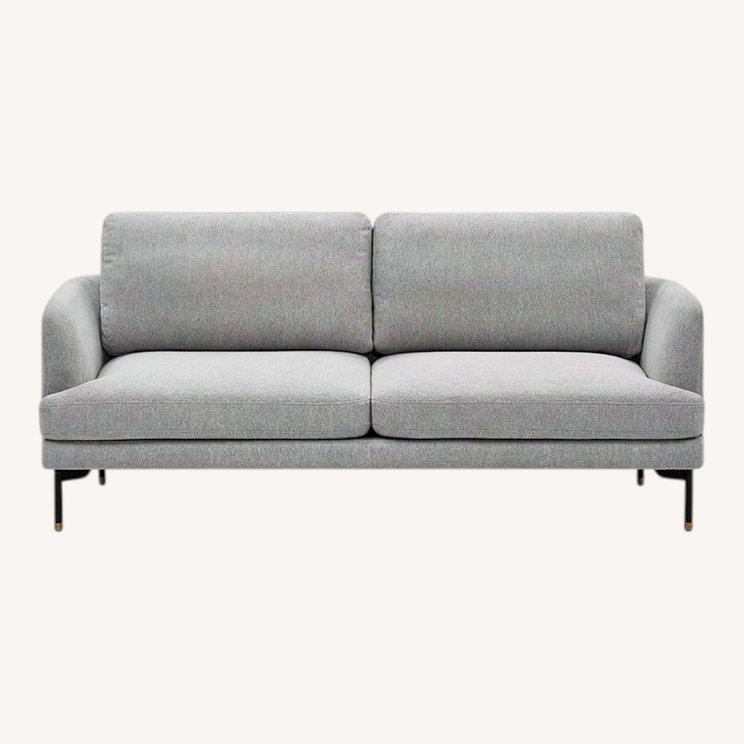 Castlery Pebble Light Gray Fabric Loveseat - image-0