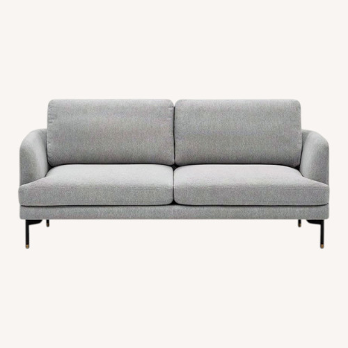 Used Castlery Pebble Light Gray Fabric Loveseat for sale on AptDeco