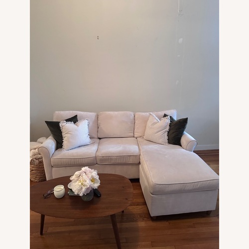 Used Macy's White Sleeper Sofa for sale on AptDeco