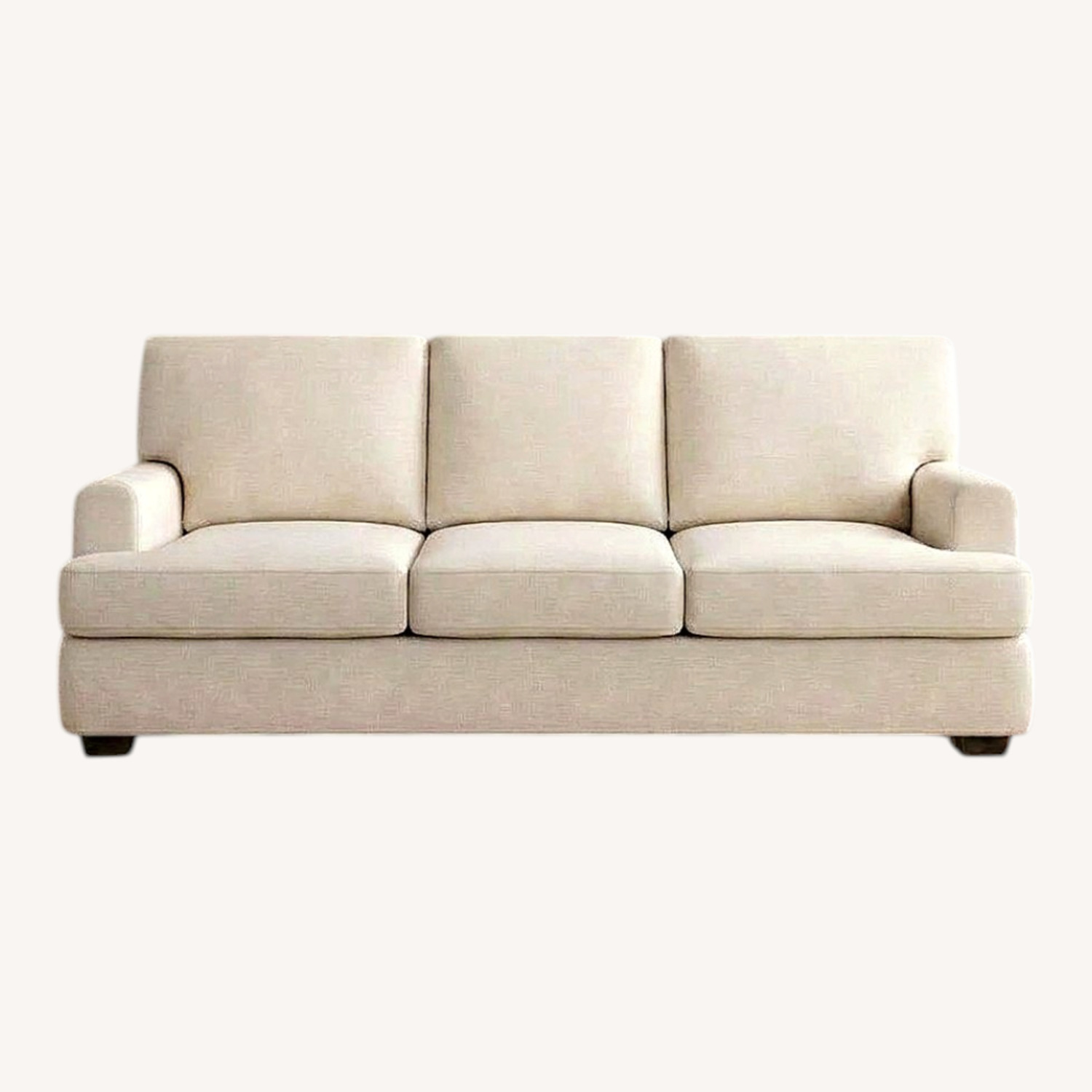 Wayfair Beige 3-Seater Couch with Covers - image-0