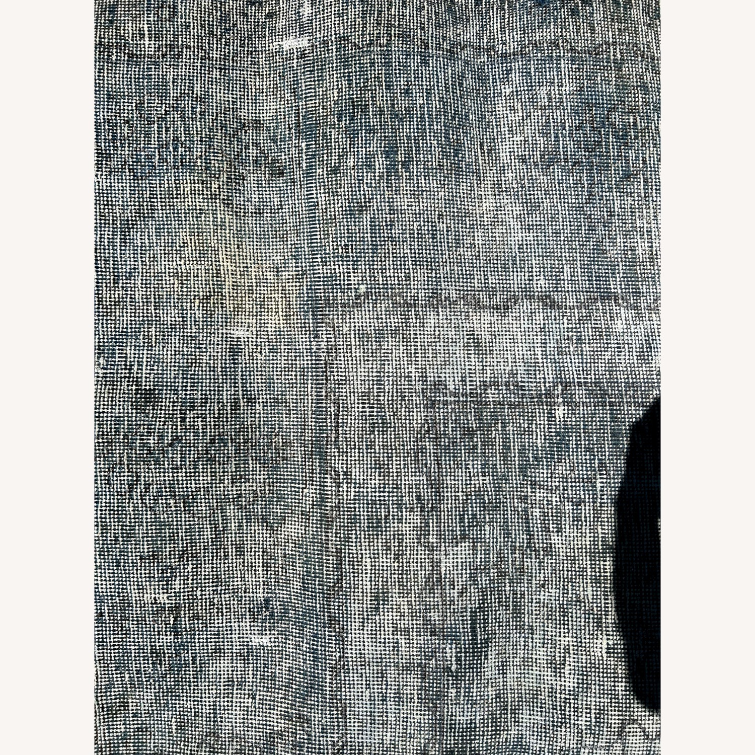9' x 12' Blue & Gray Vintage Kilim Area Rug - image-10