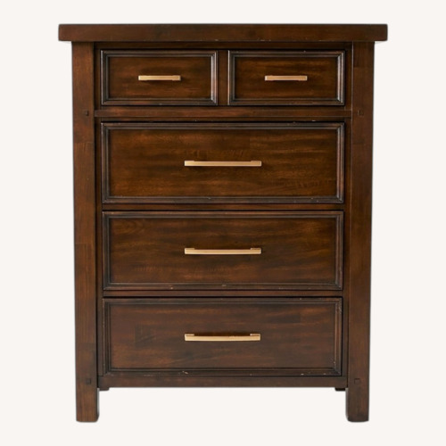 Used Hudson Dark Wood Dresser  for sale on AptDeco