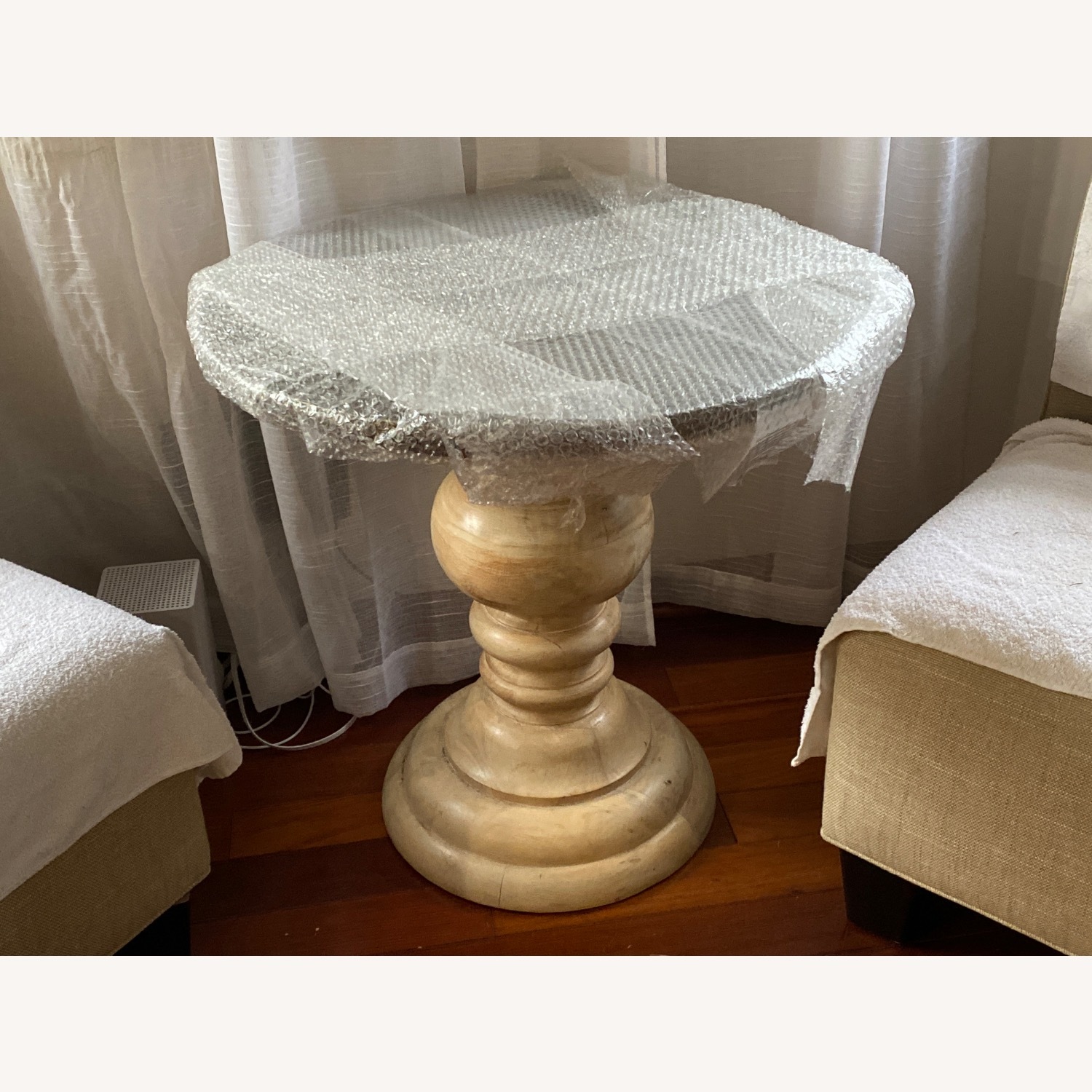 Lillie Pedestal Accent Table - image-3