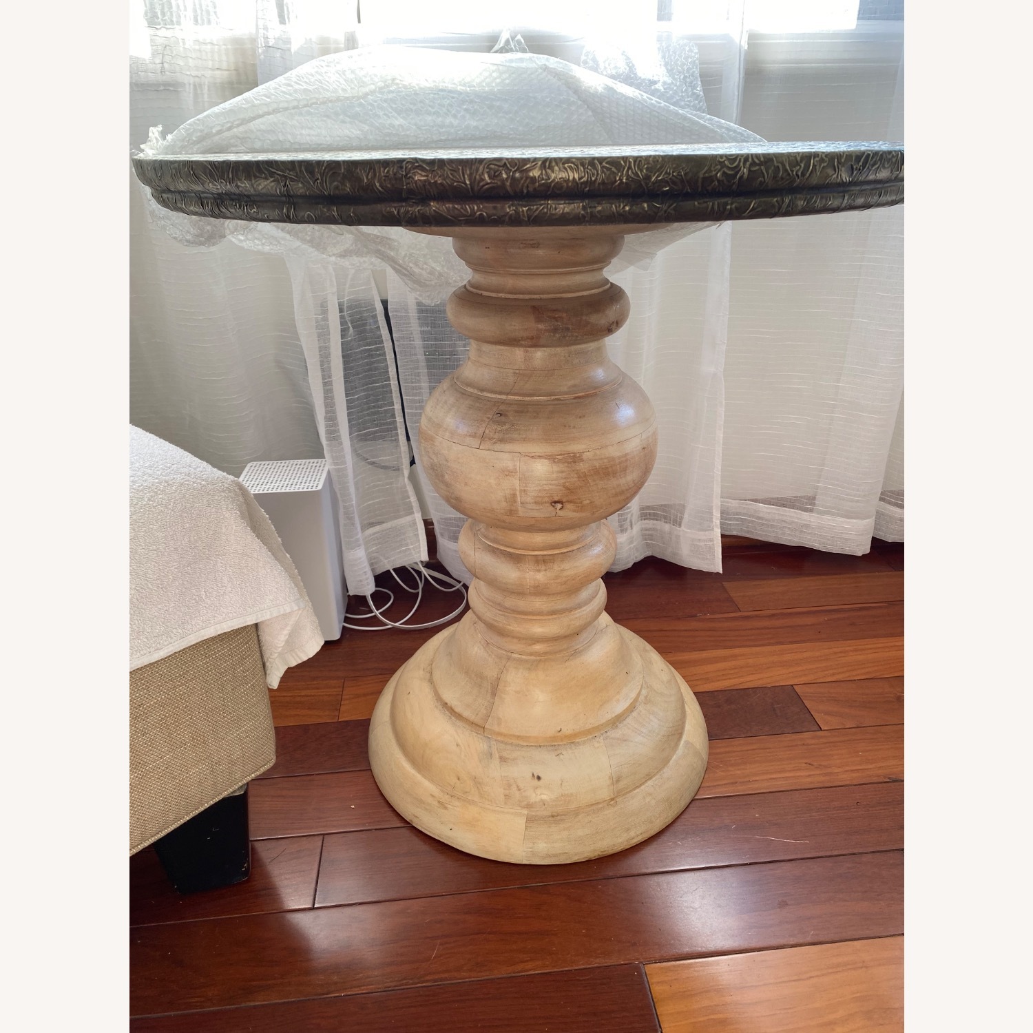 Lillie Pedestal Accent Table - image-2