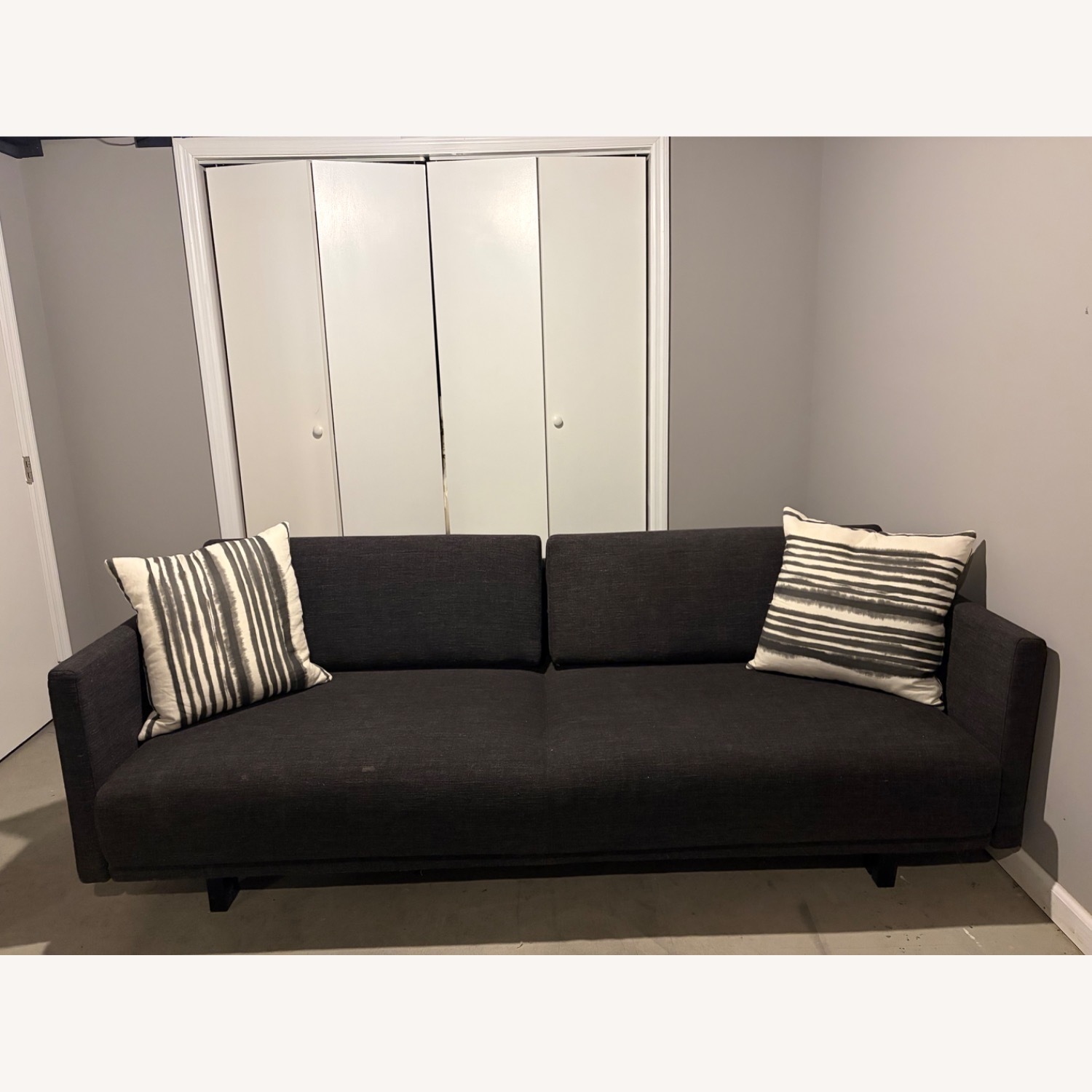 Design Within Reach Dark Gray Tuck Sleeper Sofa - image-1