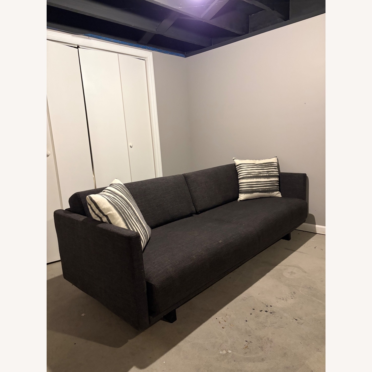 Design Within Reach Dark Gray Tuck Sleeper Sofa - image-2