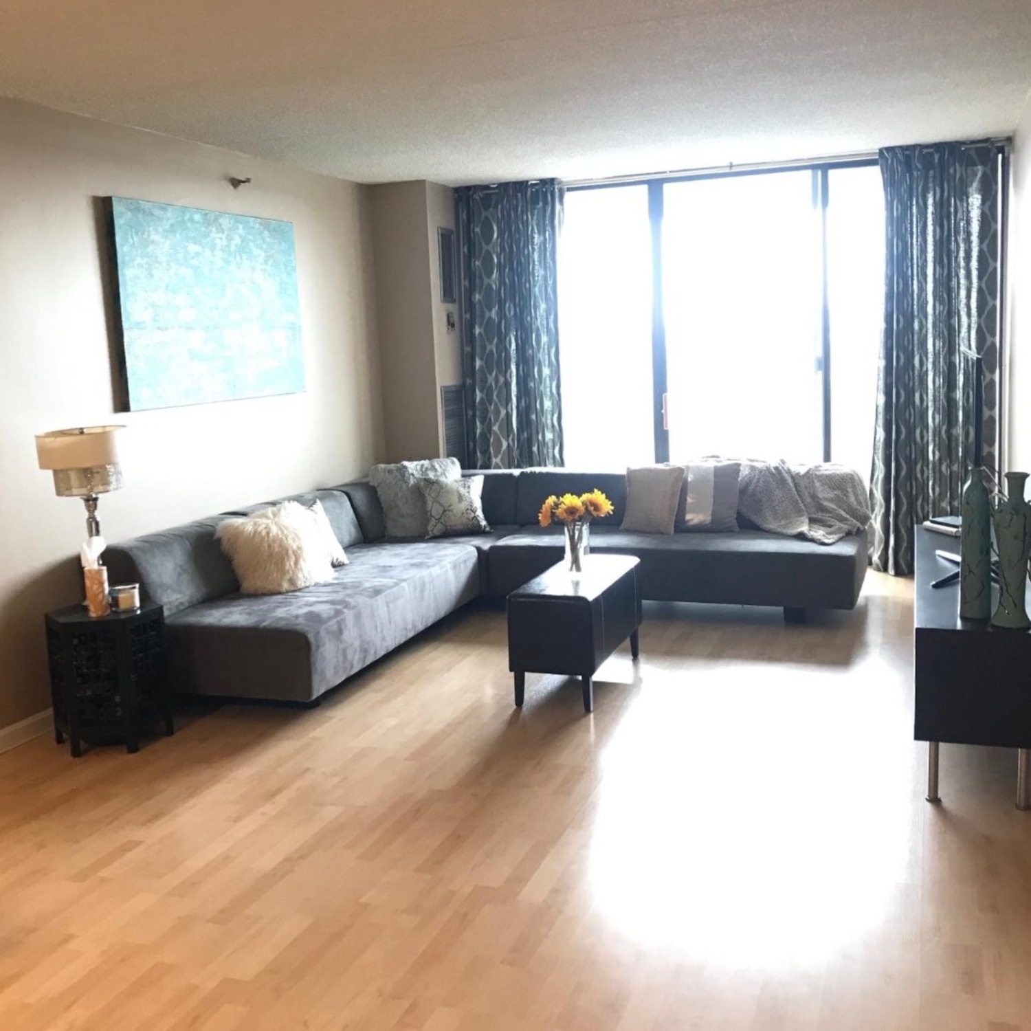 West Elm Tillary Sectional - Gray - Modular  - image-4