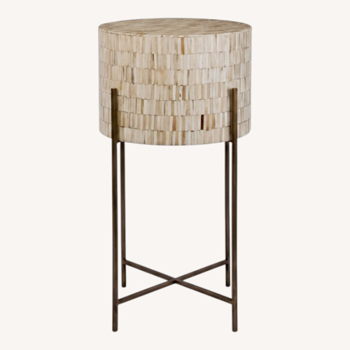 Used Regina Andrew Bone Inlay Side Tables for sale on AptDeco