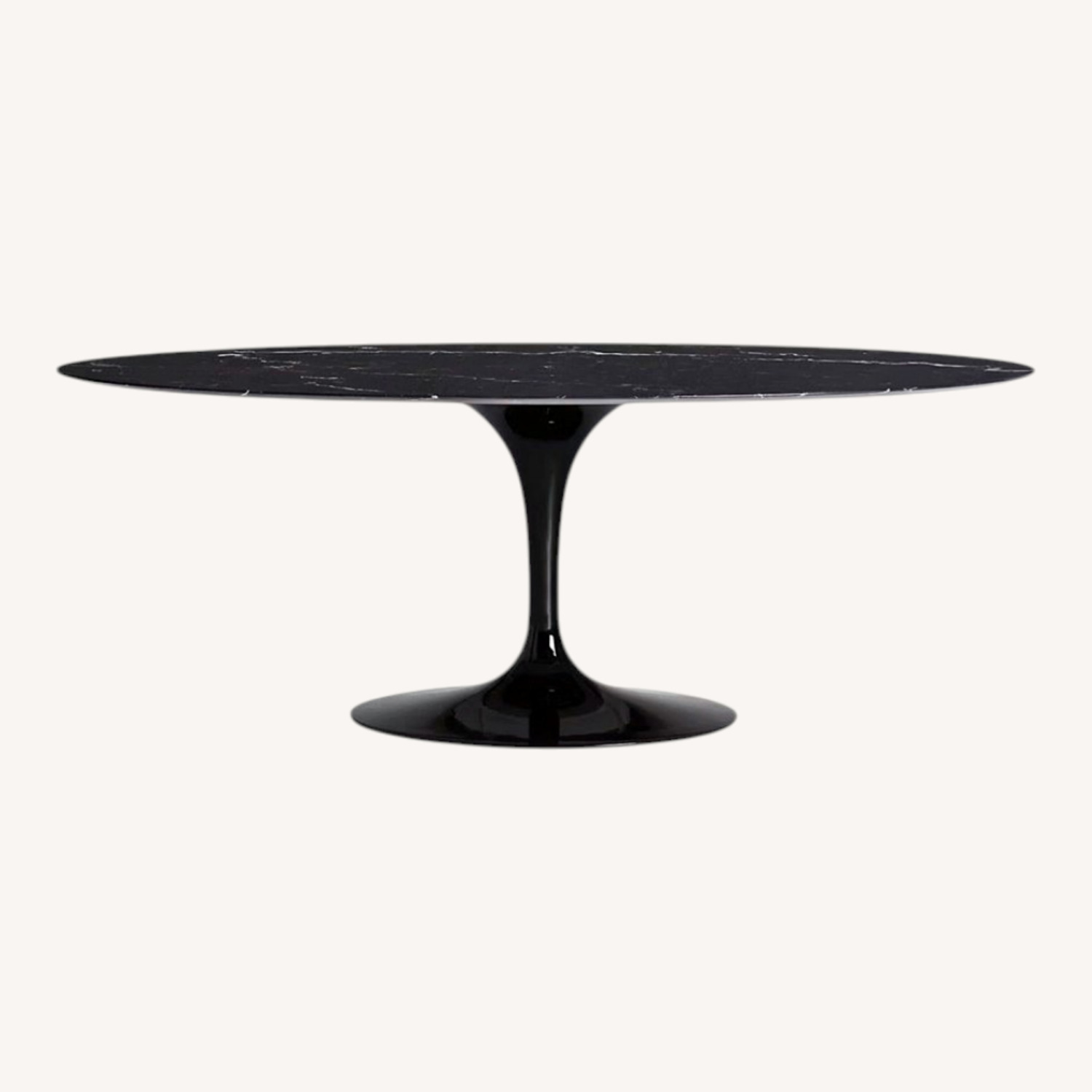 Design Within Reach Black Marble Dining Table - image-0