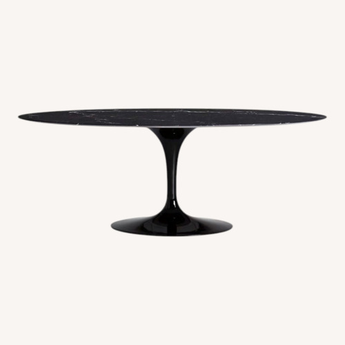 Used Design Within Reach Black Marble Dining Table for sale on AptDeco