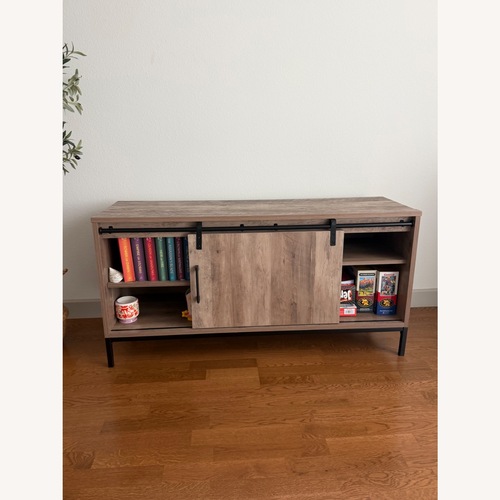 Used Walmart Wood Media Storage for sale on AptDeco