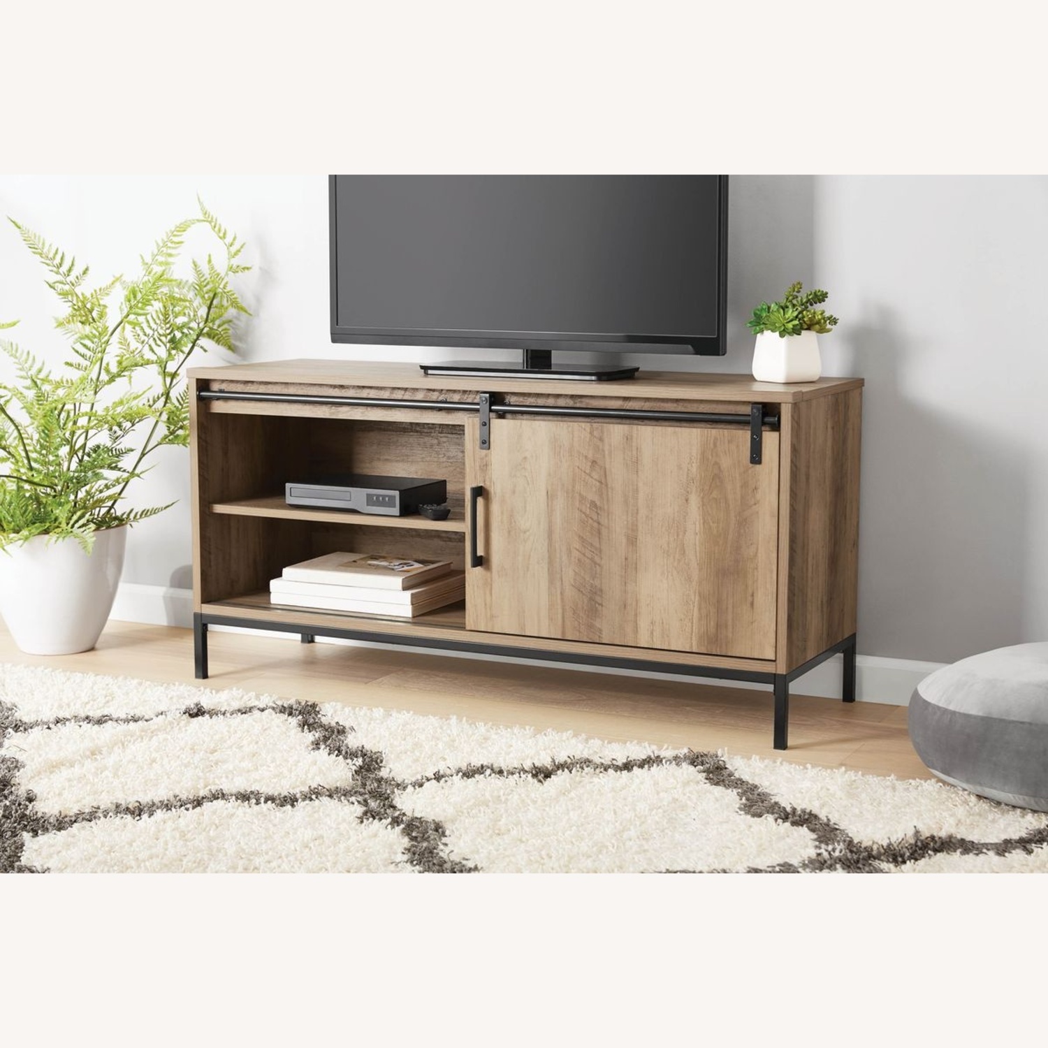 Walmart Wood Media Storage - image-4
