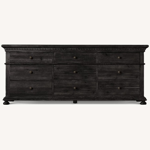 Used Restoration Hardware St. James Black Wood Dresser for sale on AptDeco
