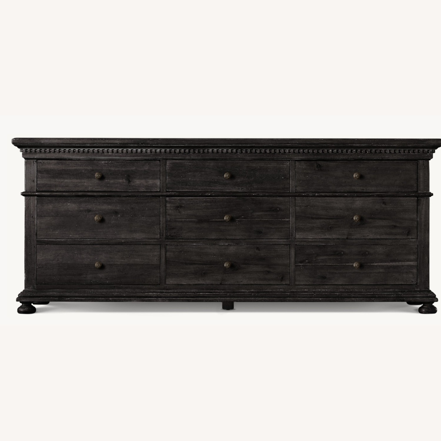 Restoration Hardware St. James Black Wood Dresser - image-1